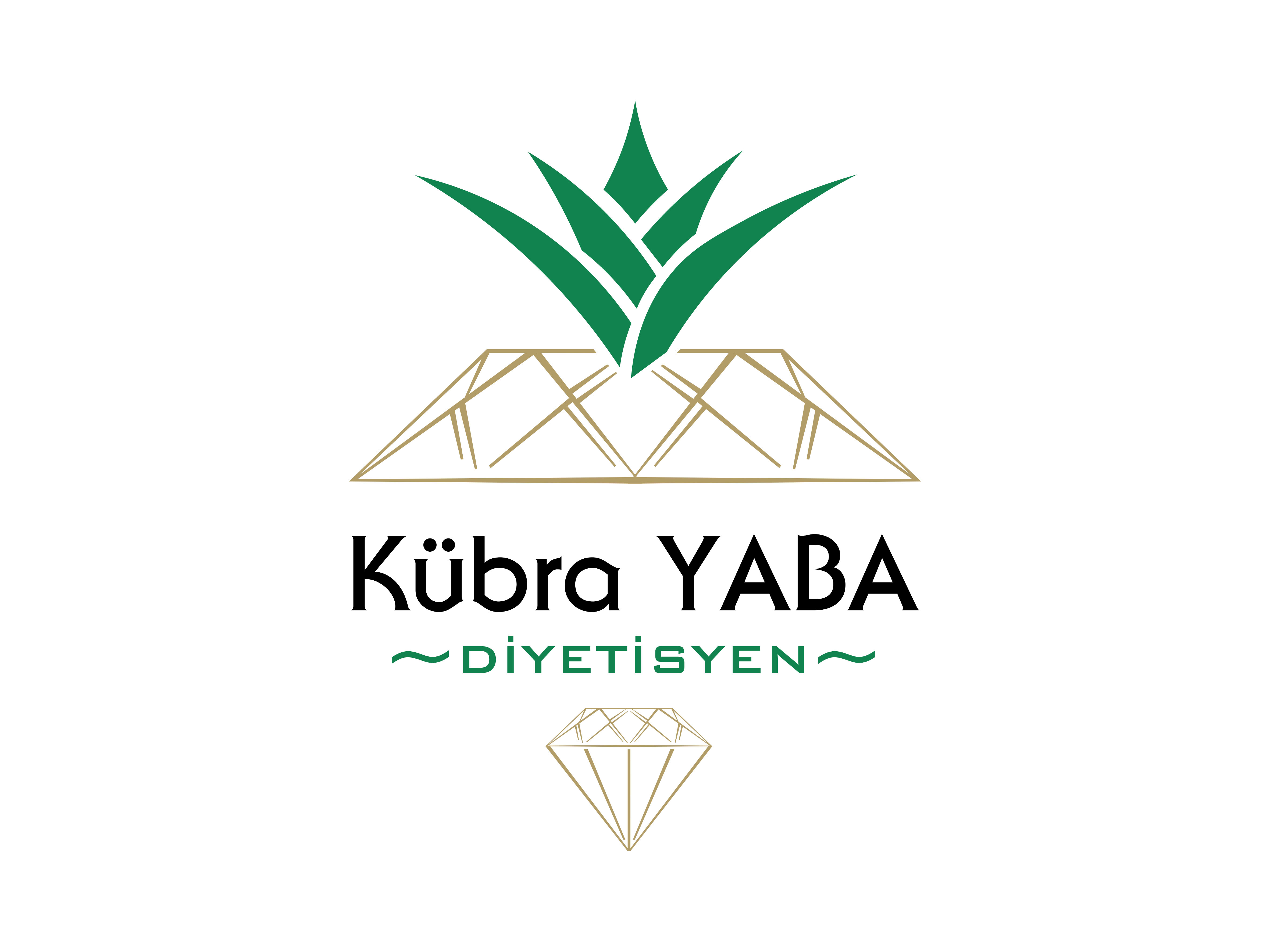 KÜBRA YABA DİYETİSYEN LOGO TASARIMI